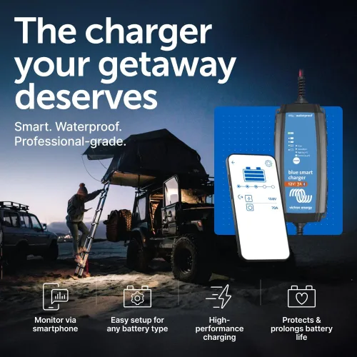 Vista 2 de Victron Energy Blue Smart IP65 12/24-Volt 5-15 amperes - Cargador de batería (Bluetooth)