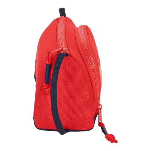 Vista 4 de Estuche Escolar RFEF Azul Rojo 20 x 11 x 8.5 cm