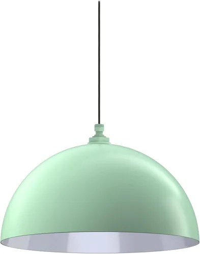 Vista 19 de Steel Lighting Co. Melrose - Lámpara colgante Montada en el techo Cúpula redonda de 18 pulgadas Estilo moderno contemporáneo de granja
