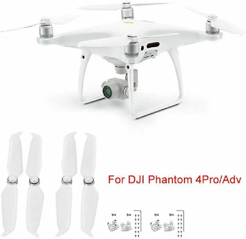 Vista 3 de MOUDOAUER Hélices 9455S con base de montaje (4 piezas) Hélices reductoras de ruido Set para DJI Phantom 4 Series Pare Parte