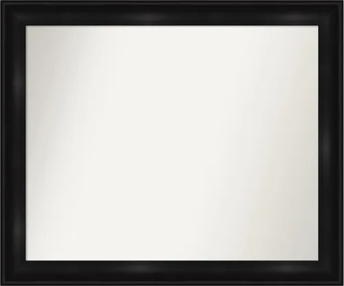 Vista 114 de Amanti Art Espejo personalizado, gran espejo de baño estrecho, espejo de pared o espejo de tocador de baño sobre el fregadero (24 x 24 pulgadas)