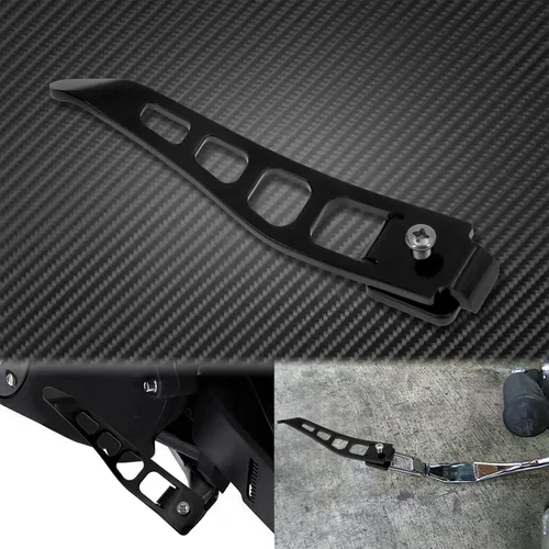 Vista 7 de Kit de extensión de soporte de motocicleta para Harley Dyna Street Bob FXDB Fat Bob FXDF Low Rider FXDL 1993-2017 (negro)