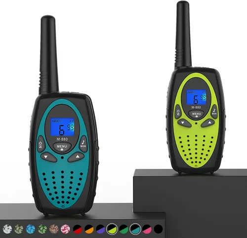 Vista 13 de Walkie Talkies para adultos, Topsung M880 FRS Radio bidireccional de largo alcance con clip para cinturón VOX/Talky de mano con 22 canales 3 millas