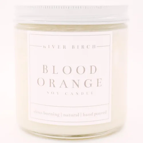 Vista 77 de River Birch Candles - Vela perfumada de almendra y miel Velas en tarro de ámbar de soja de primera calidad, totalmente naturales, no tóxicas, 8.5