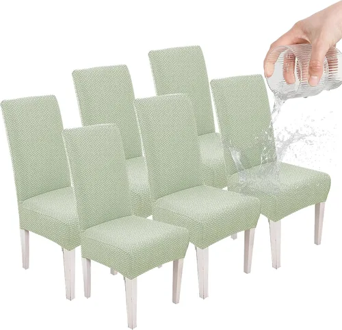 Vista 34 de Parsons - Funda para silla de comedor, funda desmontable para silla de sofá, funda retráctil (2, albaricoque)