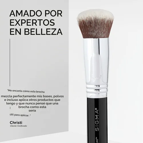 Vista 4 de Sigma Beauty F85 - Brocha Kabuki de Aerógrafo (Brocha Kabuki Redonda F82)