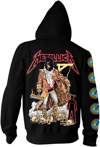 Vista 2 de Metallica Sudadera con capucha 'Verdugo The Unforgiven' (negro)