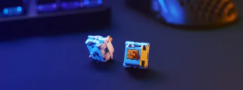 Vista 6 de Glorious Panda Switch (interruptores con cuerpo) - 36 interruptores de 3 pines montados en placa para teclado - Interruptores mecánicos de teclado