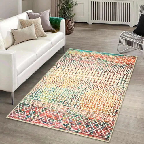 Vista 22 de Alfombra marroquí de área de 2x3 pies, color negro desgastado, alfombra de entrada antideslizante pequeña, suave, de pelo bajo, lavable, tapete