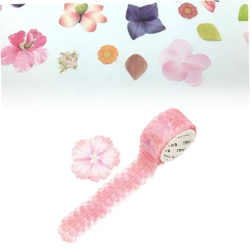 Vista 2 de EXCEART Pegatinas de arte floral pequeñas pegatinas de flores para cinta decorativa Washi 20 diseños