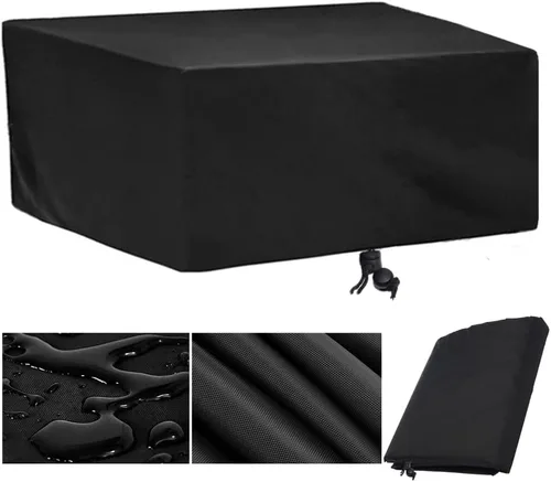Vista 13 de Cubiertas para muebles de patio, cubierta impermeable para muebles de exterior 102 x 48 x 30 Pulgadas para mesa, silla y sofá al aire libre