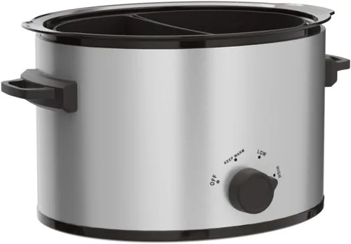 Vista 4 de CrockPockets® Divisores Reutilizables de Silicona para Olla de Cocción Lenta – Juego de Divisores de 6Qt (Paquete de 2), Antiadherente, Resistente a