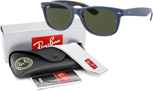Vista 3 de Ray-Ban RB2132 NEW WAYFARER - Gafas de sol para hombres y mujeres paquete con kit de cuidado de gafas de cortesía de diseñador iWear