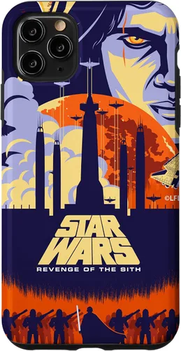 Vista 13 de Star Wars Funda con póster de película ilustrada La venganza de los Sith para iPhone 17