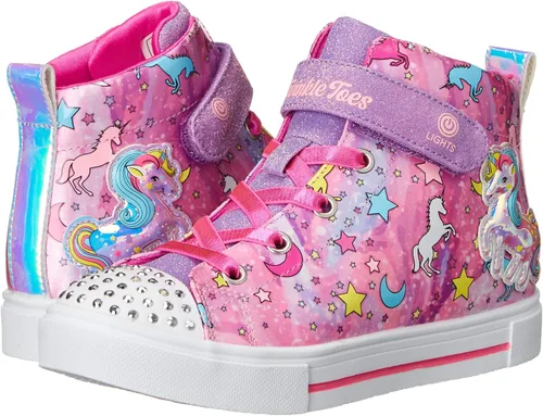 Vista 8 de Skechers Tenis unisex Twinkle Sparks-Unicorn Charm para niños pequeños
