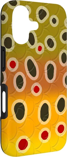 Vista 3 de Marrón trucha patrón pescado arte trucha pesca mosca pesca regalo caso para iPhone 17