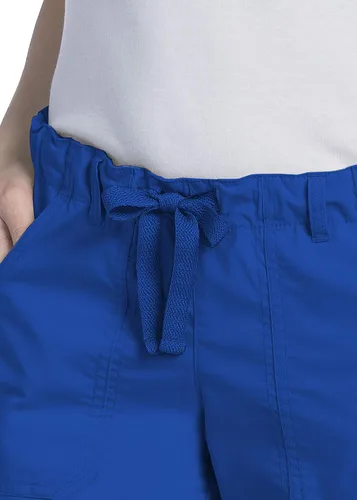 Vista 4 de Landau Pantalones médicos prelavados de 6 bolsillos elásticos para mujer 2024