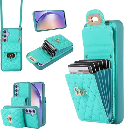 Vista 9 de XYX Wallet Case for Samsung Galaxy A54 5G, Black