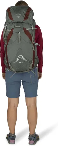 Vista 12 de Osprey Eja 58L Mochila de mochilero ultraligera para mujer, color morado oscuro, WM/L