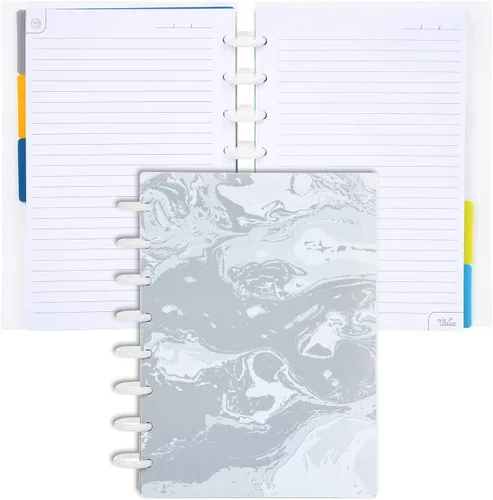 Vista 42 de Talia - Cuadernos de notas con tapas, planificador, personalizables, (Rosa de los 90, Junior (5.5 pulgadas x 8.5 pulgadas))