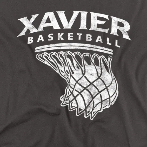 Vista 2 de Xavier University Camiseta oficial de baloncesto para niños y niñas Carbón