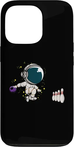 Vista 10 de Astronaut Bowling Player Bowling Ball Pins Bowling Team Case for iPhone 16