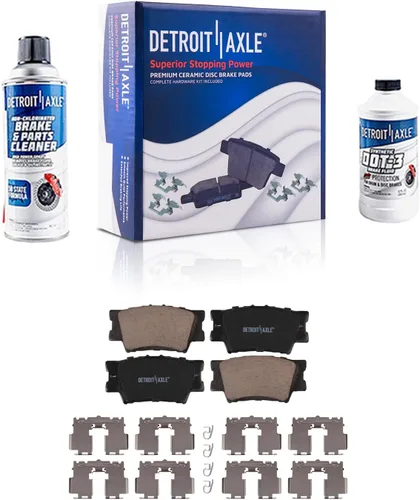 Vista 25 de Detroit Axle - Pastillas de Freno Delantero Izquierdo Reemplazo de Pinza de Disco para Ford Fusion Mazda 6 Lincoln MKZ Mercury Milan 2006-2012