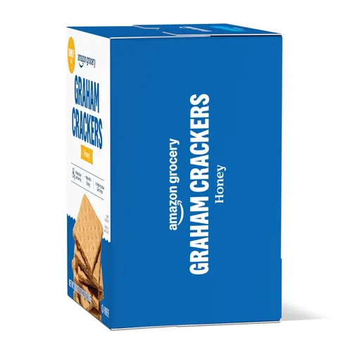 Vista 4 de Marca Amazon – Happy Belly Honey Graham Crackers, 28.8 onzas