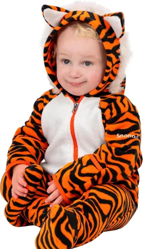 Vista 3 de Fleece Baby Bunting Unisex Baby Pram with Hood, Fold-Over Mittens & Footies, Baby Winter Suit - Fleece Baby Coats