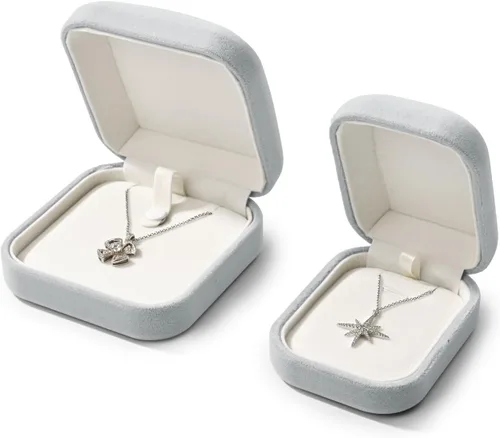 Vista 7 de Oirlv Caja de pulsera de terciopelo Caja de regalo de joyería