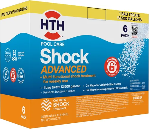 Vista 12 de HTH 52039 Pool Care Shock Ultra, químico para piscina, fórmula Cal Hypo (paquete de 1)