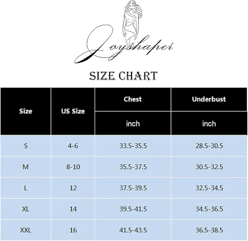 Vista 6 de JOYSHAPER Sujetador para el pecho para mujer, corrector de postura, parte superior para la espalda, soporte para el pecho