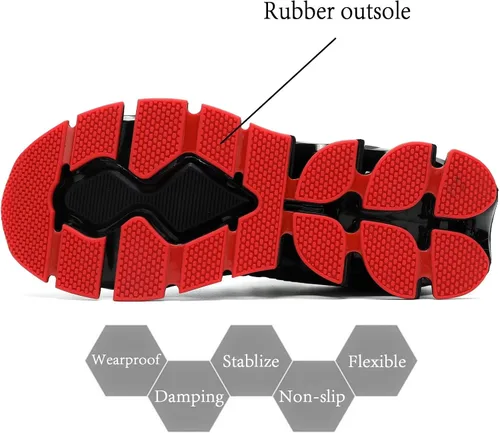 Vista 5 de Wrezatro Zapatos deportivos para mujer, sin cordones, para correr, tenis Blade tenis, informales, cómodos, antideslizantes, para el trabajo