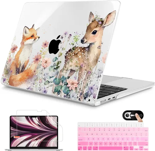 Vista 13 de Mektron Funda para MacBook Air 2025 M4 de 13.6 pulgadas A3240 Compatible con 2023 A2681 M2 2024 A3113 M3 Chip con Liquid Retina Display Touch ID