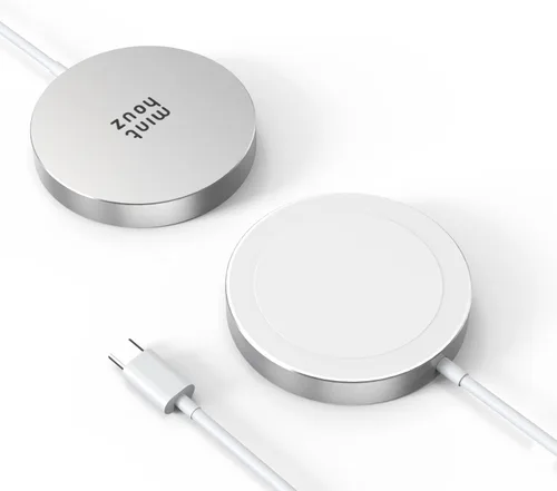 Vista 8 de Minthouz Cargador inalámbrico magnético rápido de 15 W, almohadilla de carga segura Mag compatible con iPhone 17 Pro Max/17 Pro/17, iPhone