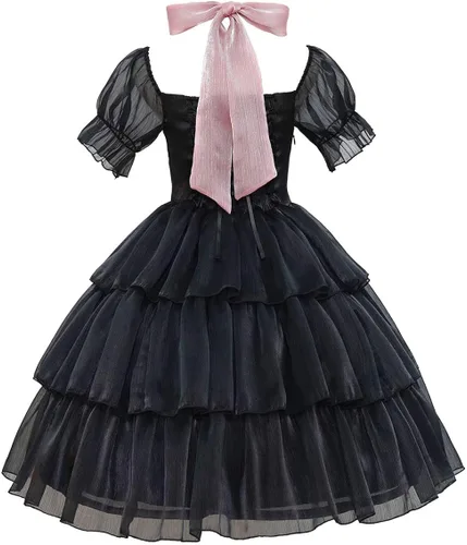Vista 3 de Womems Elegant Solid Color Party Dress Puff SleeveSleeveless Halter Dress