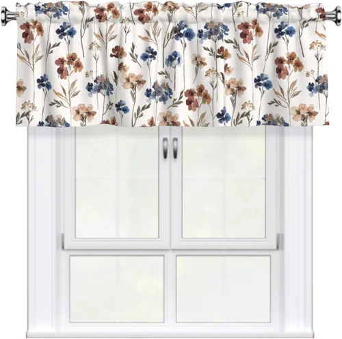 Vista 56 de Cenefa de estrella del oeste de Texas para ventana, rústica, granja, granero, cocina, cenefa de ventana rural vintage con bolsillo para barra