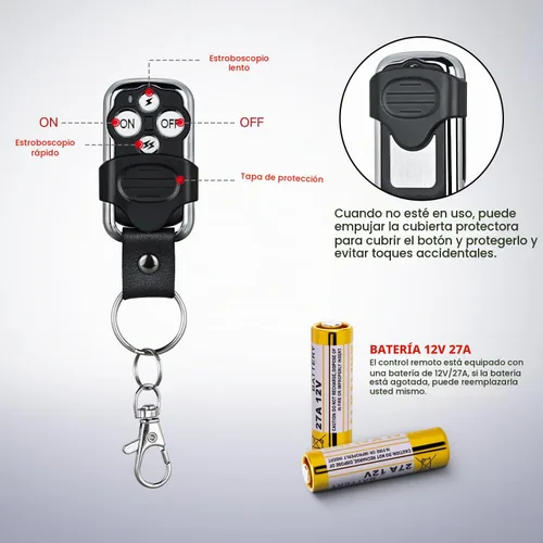 Vista 4 de Nilight - Arnés de cableado remoto para barra de luz LED, intermitente estroboscópico inalámbrico, luces de trabajo para conducción, 12V, 20A