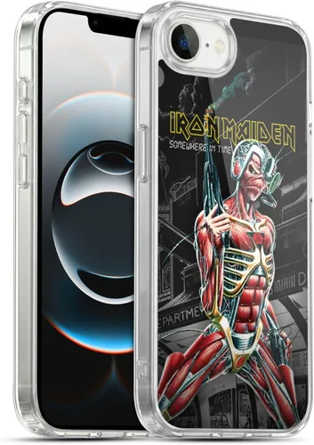 Vista 110 de Head Case Designs Funda de gel suave con licencia oficial de Iron Maiden Brave New World, compatible con Apple iPhone 7 Plus/iPhone 8 Plus Nuevo