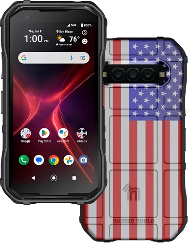 Vista 10 de Serie de operaciones especiales para Kyocera DuraForce Pro 3 - Negro Escudo resistente, cubierta flexible de TPU, antihuellas, textura mate
