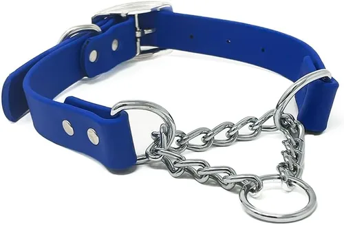 Vista 11 de Regal Dog Products Martingale - Collar para perro, sin tirones, inoxidable, color naranja pequeño Bioano impermeable, diseño limitado de cincha