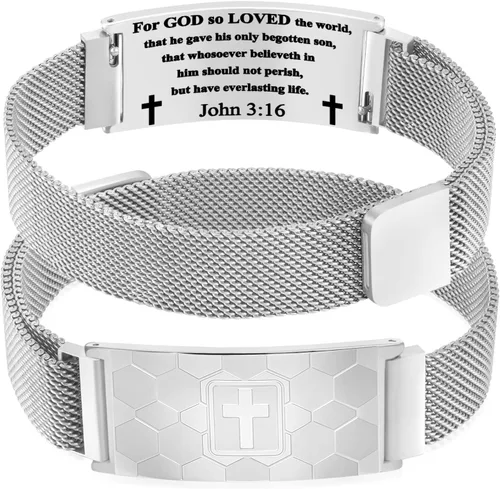 Vista 56 de Regalos de graduación, pulsera de fútbol, fútbol, baloncesto, béisbol, regalos de pulsera, pulseras de cruz de fe para hombres, bautismo, primera
