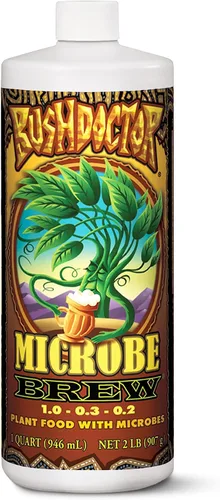 Vista 7 de FoxFarm Bushdoctor Microbe Brew - Nutrientes Macro y Micro Líquidos, Mejora la Eficiencia Radicular, el Crecimiento y la Absorción de Nutrientes