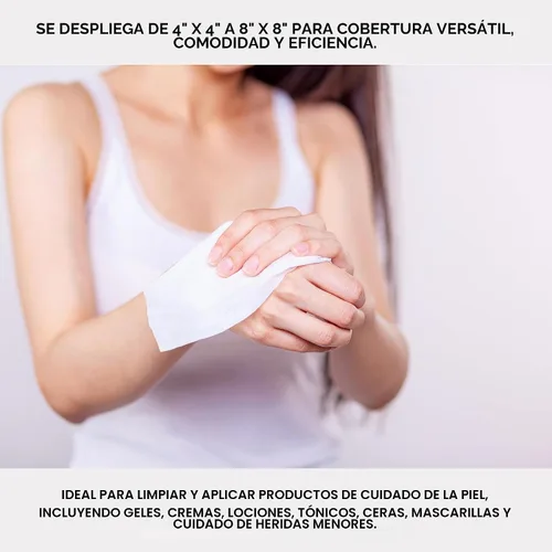 Vista 6 de ForPro Toallitas estéticas multiusos de 4 capas sin pelusas, 200