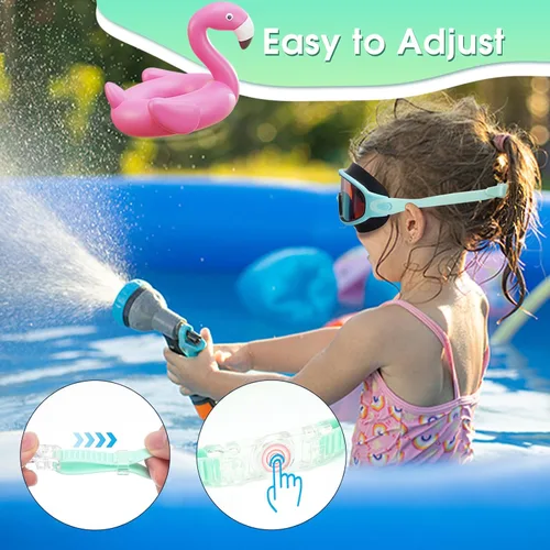 Vista 5 de EverSport Paquete de 2 gafas de natación para niños, gafas de natación antivaho para niñas y niños de 3 a 15 años