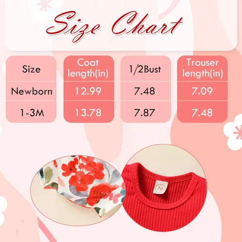Vista 5 de ZOELNIC Ropa de bebé niña, mameluco de encaje con volantes de verano para recién nacido + pantalones cortos florales, 3 piezas, sesión de fotos