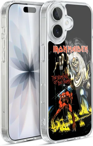 Vista 273 de Head Case Designs Funda de gel suave con licencia oficial de Iron Maiden Brave New World, compatible con Apple iPhone 7 Plus/iPhone 8 Plus Nuevo