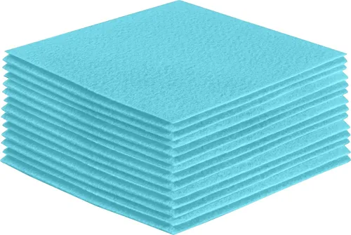 Vista 202 de FabricLA Hojas de fieltro acrílico para manualidades, cuadrados de fieltro precortados suaves de 4 x 4 pulgadas (3.9 in x 3.9 in), utiliza hojas