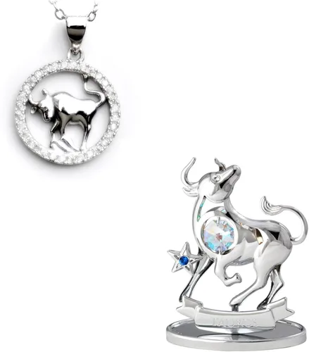 Vista 43 de CRYSTOCRAFT Regalo de sagitario, adorno de constelación con cristal austriaco, adorno de cristal de signo del zodiaco, colección de decoración