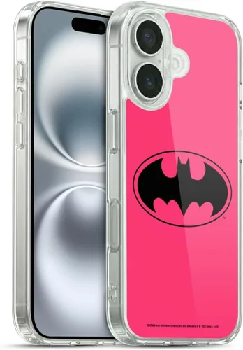 Vista 110 de Head Case Designs Funda de gel con licencia oficial de Batman DC Comics Bat Signal Logos [protección de grado militar] compatible con Apple iPhone 7